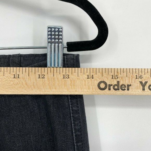 OSKA Skinny Jegging Jeans Womens Size 6 High Rise Pull On Denim Charcoal Gray - Picture 10 of 12